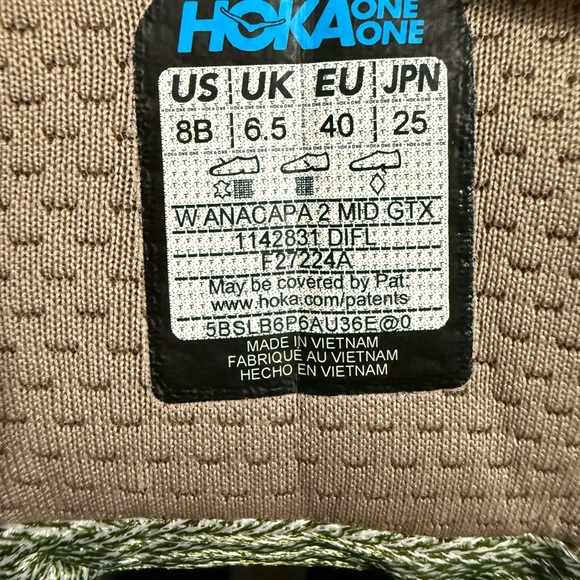 HOKA ANACAPA 2 MID GTX (WOMEN'S) - DUNE/ICE FLOW - Picture 10 of 12